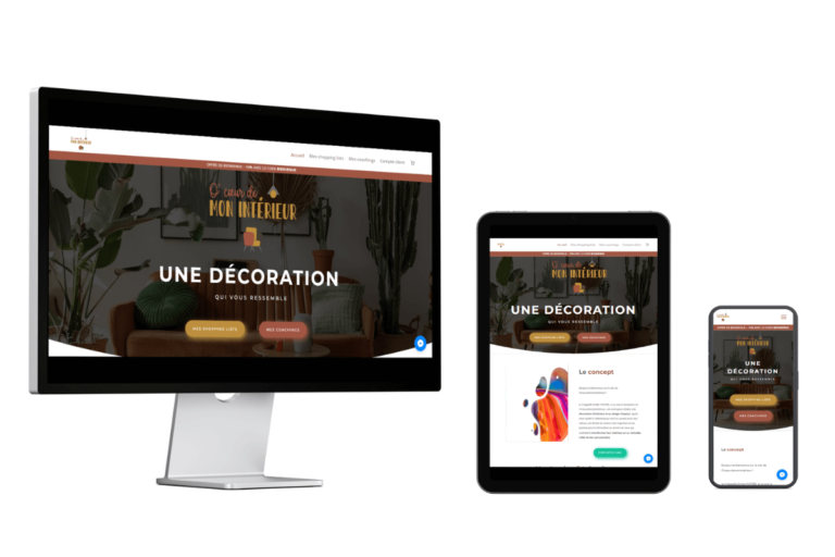 Mockup site web Ocoeurdemoninterieur.fr